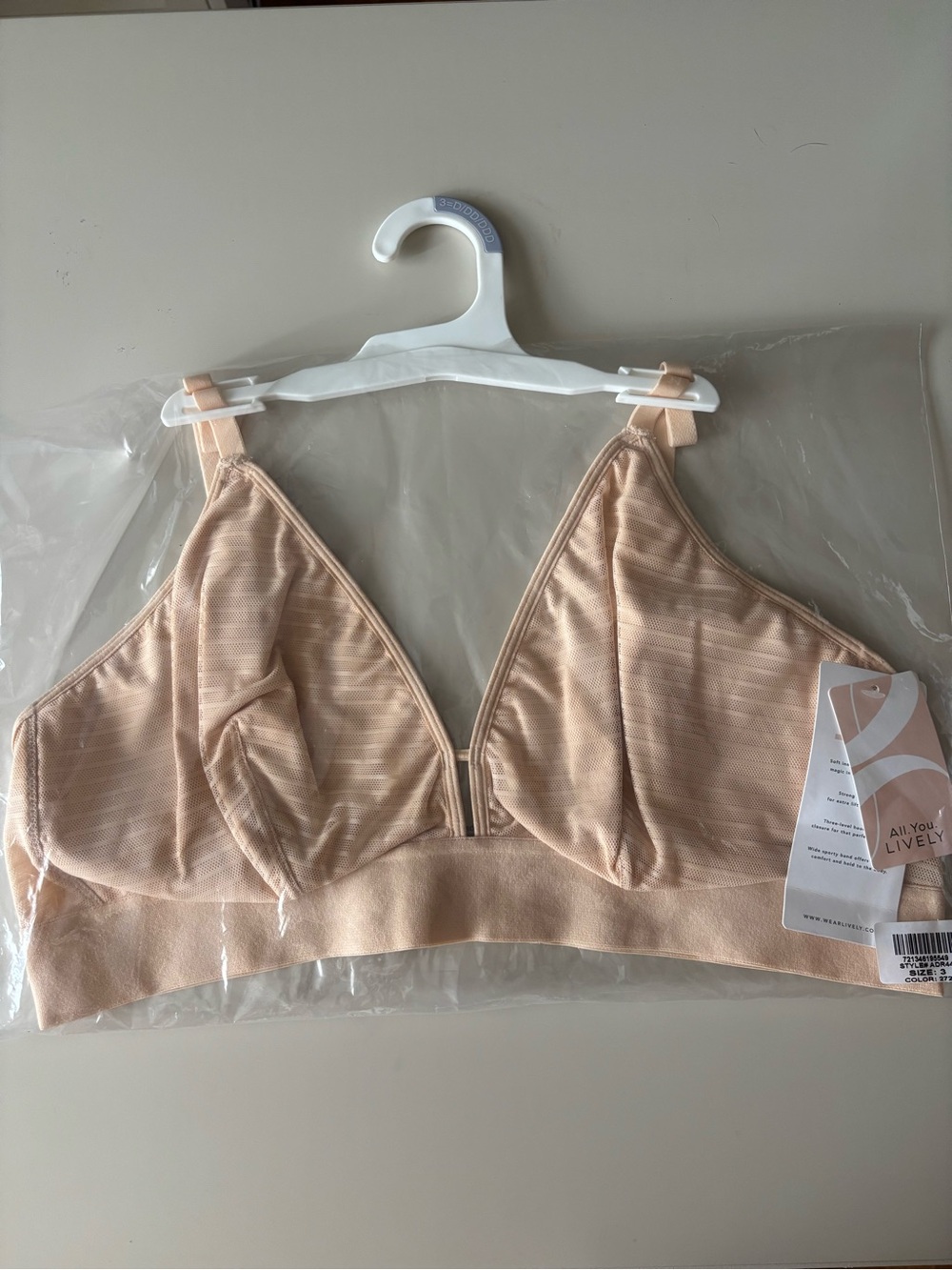 Lively Soft Wirefree Bralette in Light Nude